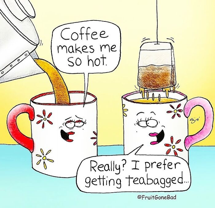 37 One-Panel Comics That Show Fruits Aren’t As Innocent As They Look (New Pics) 37 One-Panel Comics That Show Fruits Aren’t As Innocent As They Look (New Pics)