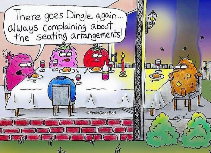 37 One-Panel Comics That Show Fruits Aren’t As Innocent As They Look (New Pics) 37 One-Panel Comics That Show Fruits Aren’t As Innocent As They Look (New Pics)