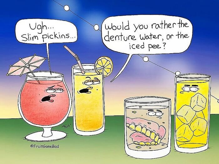 37 One-Panel Comics That Show Fruits Aren’t As Innocent As They Look (New Pics) 37 One-Panel Comics That Show Fruits Aren’t As Innocent As They Look (New Pics)