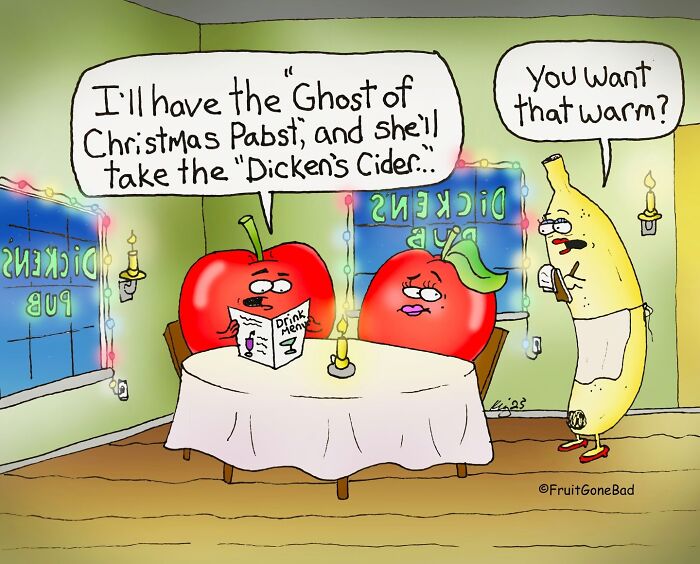 37 One-Panel Comics That Show Fruits Aren’t As Innocent As They Look (New Pics) 37 One-Panel Comics That Show Fruits Aren’t As Innocent As They Look (New Pics)