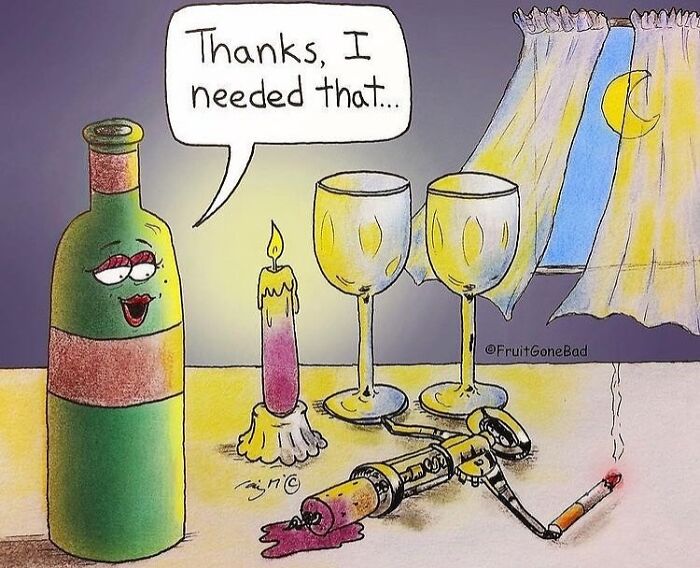 37 One-Panel Comics That Show Fruits Aren’t As Innocent As They Look (New Pics) 37 One-Panel Comics That Show Fruits Aren’t As Innocent As They Look (New Pics)