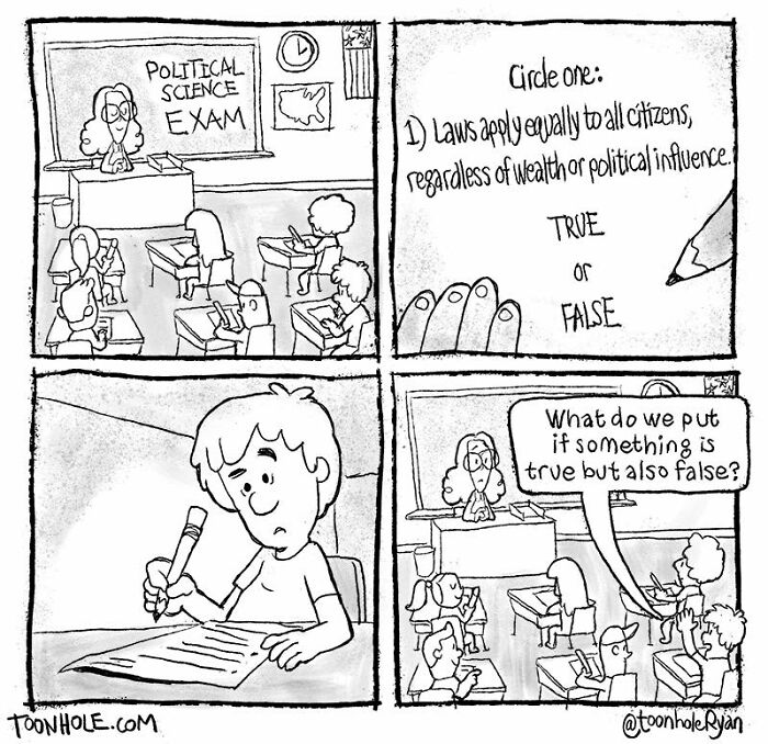 27 New Comics With Dark And Unpredictable Endings That Poke Fun At Our Society By This Artist