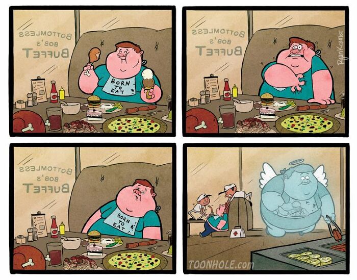 27 New Comics With Dark And Unpredictable Endings That Poke Fun At Our Society By This Artist