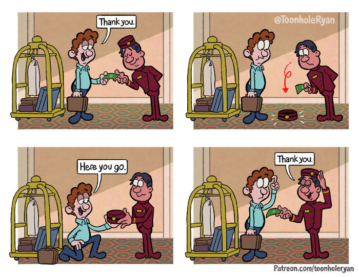 27 New Comics With Dark And Unpredictable Endings That Poke Fun At Our Society By This Artist