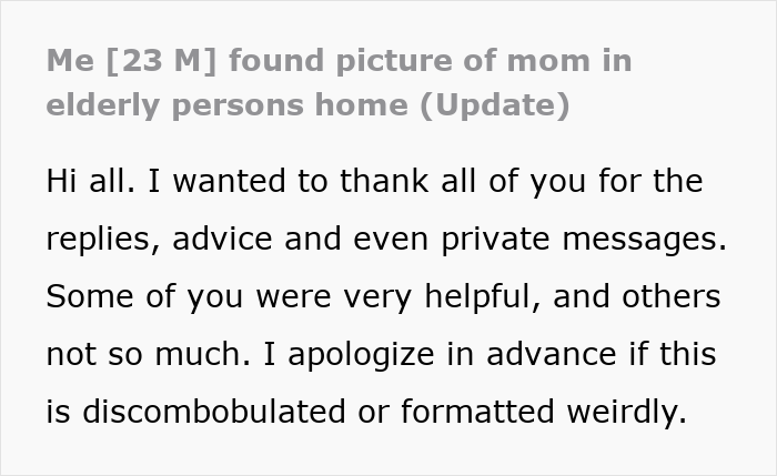 Man Spots His Mom In Photo At Elderly Patient&rsquo;s Home – Mortified When All Details Click Together