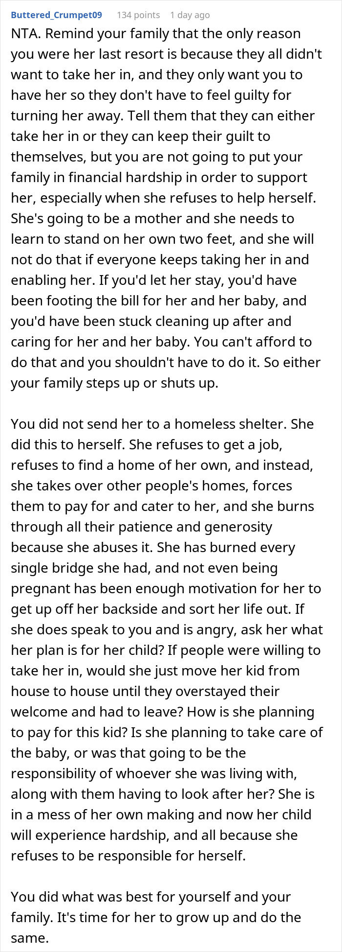 Entitled Lady Uses Pregnancy To Mooch Off Friends And Family, Sis Sends Her To A Homeless Shelter