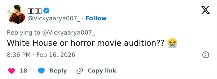 Woman’s “Strange Behavior” During White House Press Conference Goes Viral