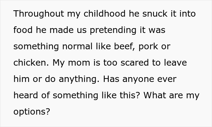 Daughter Disgusted With Dad After Finding Out “Exotic And Illegal” Reason Why Nobody Speaks To Them