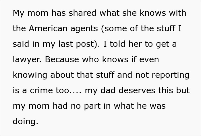 Daughter Disgusted With Dad After Finding Out “Exotic And Illegal” Reason Why Nobody Speaks To Them
