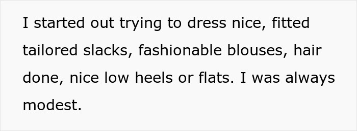 Woman Is Told Her Frumpy Clothes Aren&rsquo;t &ldquo;Professional,&rdquo; Reveals It’s Her Only Shield From Harassment