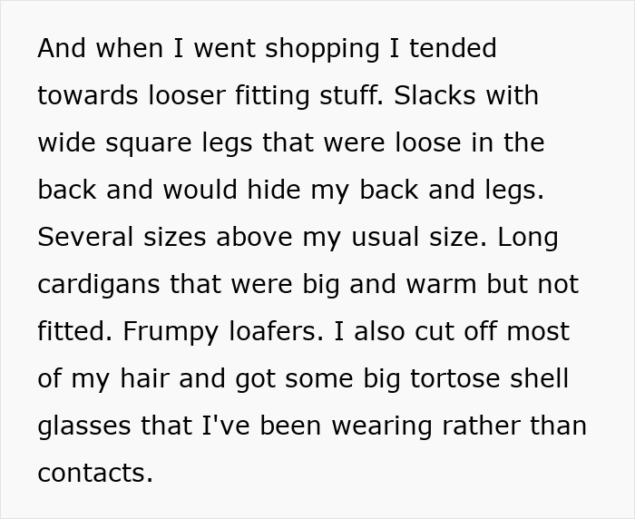 Woman Is Told Her Frumpy Clothes Aren&rsquo;t &ldquo;Professional,&rdquo; Reveals It’s Her Only Shield From Harassment