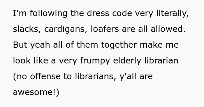 Woman Is Told Her Frumpy Clothes Aren&rsquo;t &ldquo;Professional,&rdquo; Reveals It’s Her Only Shield From Harassment
