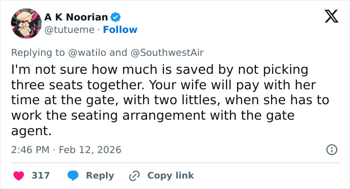 “Cheapo”: Father Slams Southwest For Seating Toddler Away From Mom After Refusing To Pay Extra