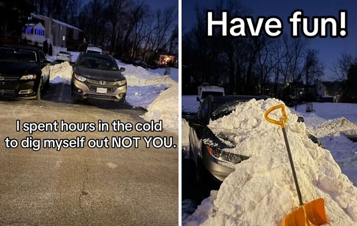 People Are In War Over Parking Spots This Winter And These 26 Posts Prove How Unhinged It Gets