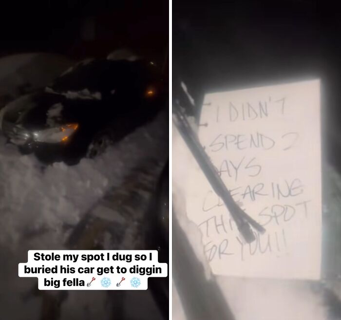 People Are In War Over Parking Spots This Winter And These 26 Posts Prove How Unhinged It Gets