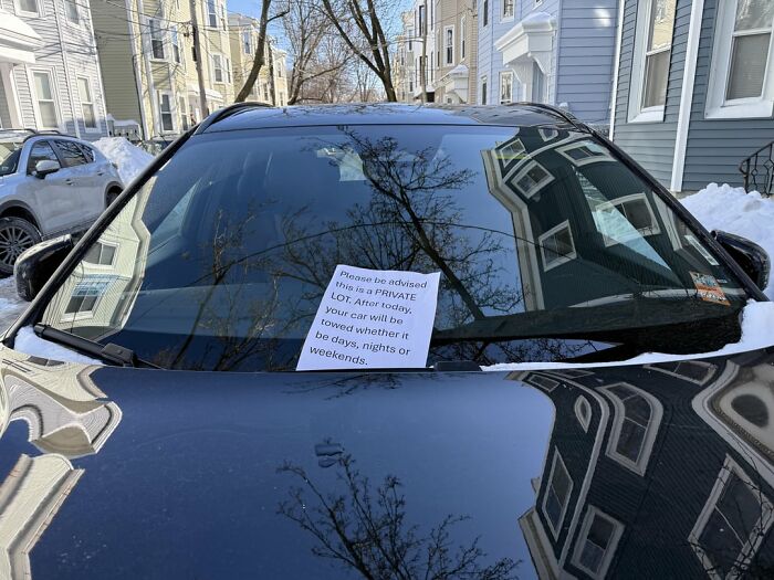 People Are In War Over Parking Spots This Winter And These 26 Posts Prove How Unhinged It Gets