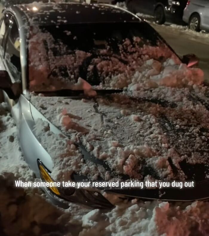 People Are In War Over Parking Spots This Winter And These 26 Posts Prove How Unhinged It Gets