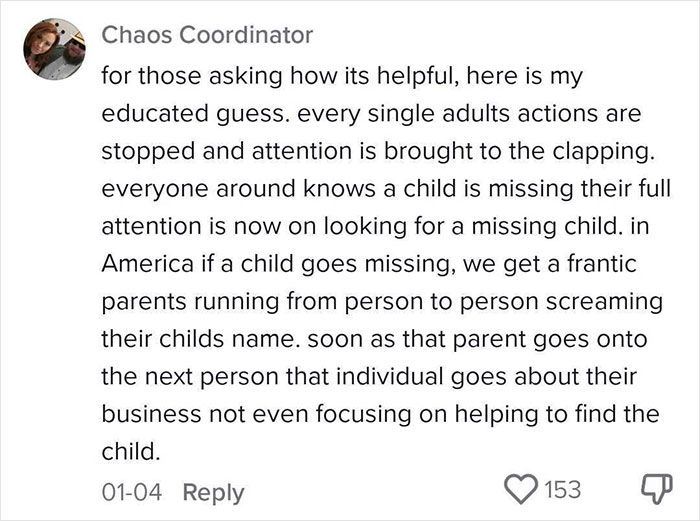 Person Shows A Really Effective Way To Deal With Lost Children: “Was So Confused When Everyone Started Clapping” Person Shows A Really Effective Way To Deal With Lost Children: “Was So Confused When Everyone Started Clapping”