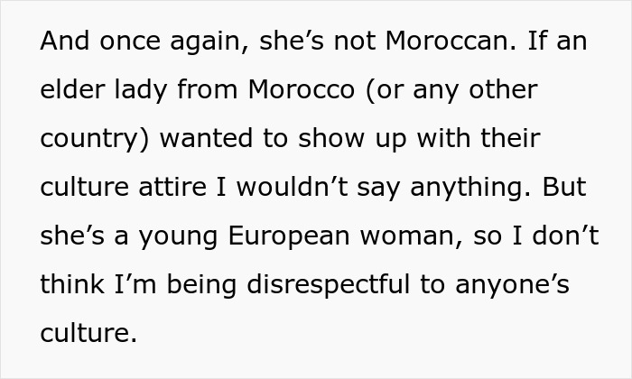 Bride Doesn’t Want European Wedding Guest Wearing Traditional Arab Dress: “Will Stand Out Too Much”