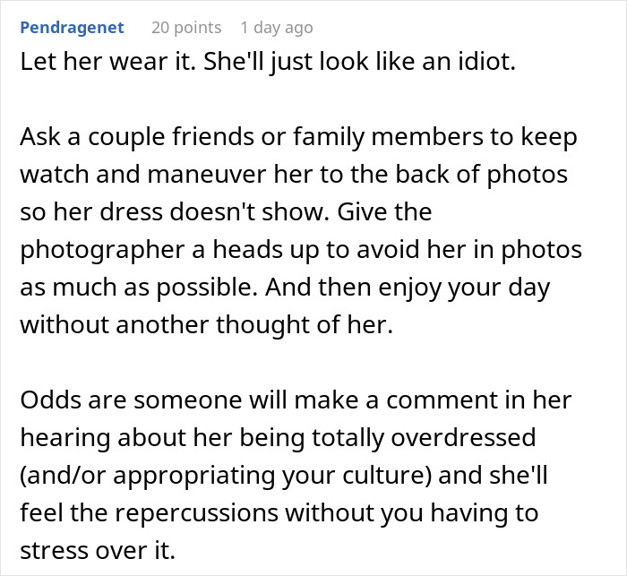 Bride Doesn’t Want European Wedding Guest Wearing Traditional Arab Dress: “Will Stand Out Too Much”