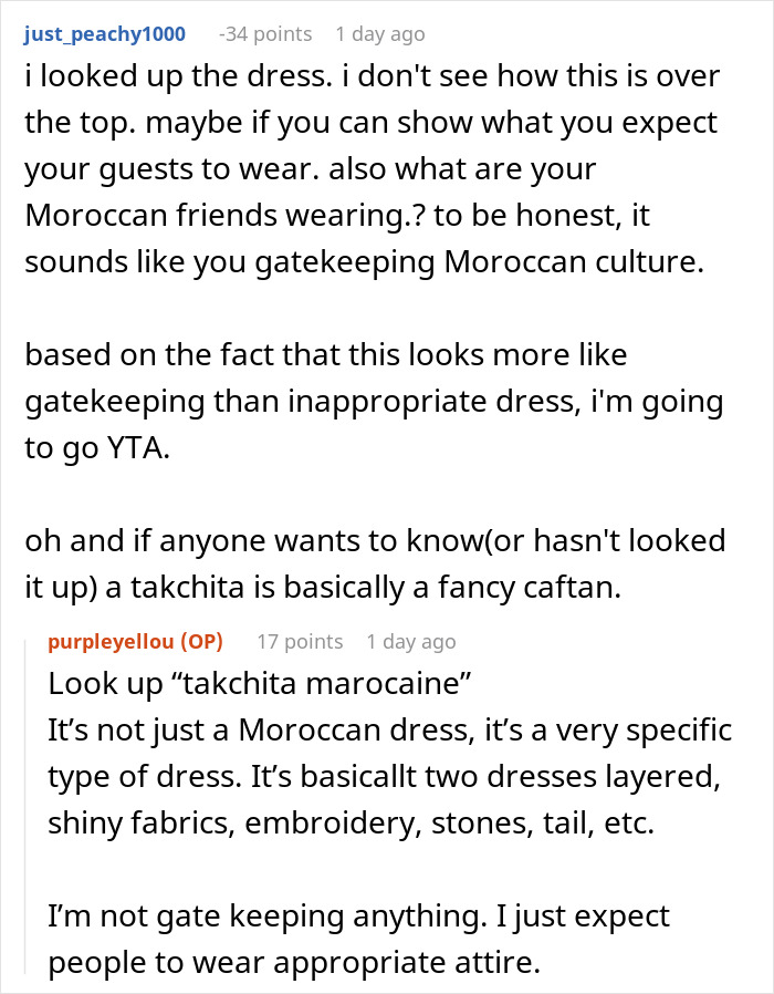 Bride Doesn’t Want European Wedding Guest Wearing Traditional Arab Dress: “Will Stand Out Too Much”