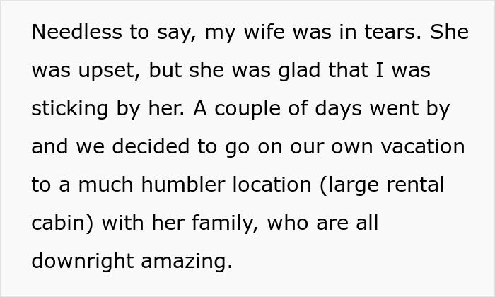 Family Excludes Daughter’s Wife From Vacation, Gets Mad When She Refuses To Join: “My Heart Sank”” Family Excludes Daughter’s Wife From Vacation, Gets Mad When She Refuses To Join: “My Heart Sank””