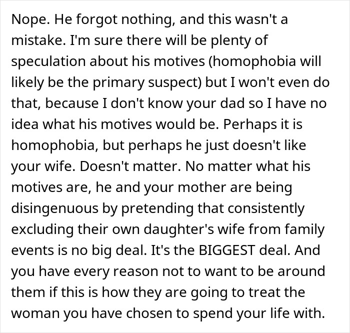 Family Excludes Daughter’s Wife From Vacation, Gets Mad When She Refuses To Join: “My Heart Sank”” Family Excludes Daughter’s Wife From Vacation, Gets Mad When She Refuses To Join: “My Heart Sank””