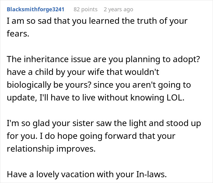 Family Excludes Daughter’s Wife From Vacation, Gets Mad When She Refuses To Join: “My Heart Sank”” Family Excludes Daughter’s Wife From Vacation, Gets Mad When She Refuses To Join: “My Heart Sank””