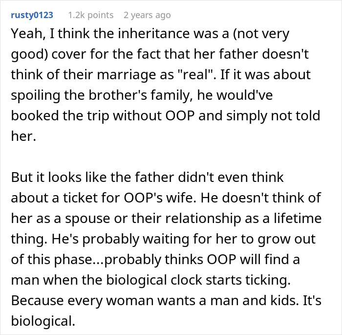 Family Excludes Daughter’s Wife From Vacation, Gets Mad When She Refuses To Join: “My Heart Sank”” Family Excludes Daughter’s Wife From Vacation, Gets Mad When She Refuses To Join: “My Heart Sank””