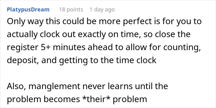 Cashier Told Not To Work Overtime, They Comply During A Crisis And Manager Completely Loses It