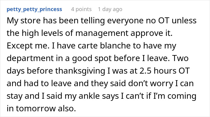 Cashier Told Not To Work Overtime, They Comply During A Crisis And Manager Completely Loses It