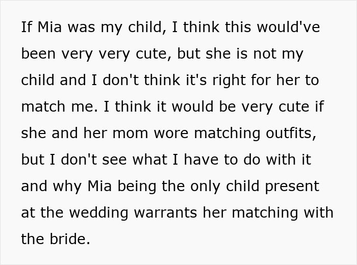 “A Little Annoying”: Attention-Seeking Mom Wants To Dress 3YO Daughter In Same Dress As The Bride