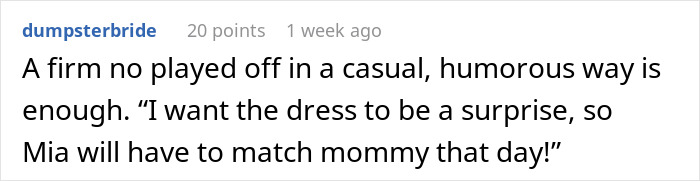 “A Little Annoying”: Attention-Seeking Mom Wants To Dress 3YO Daughter In Same Dress As The Bride