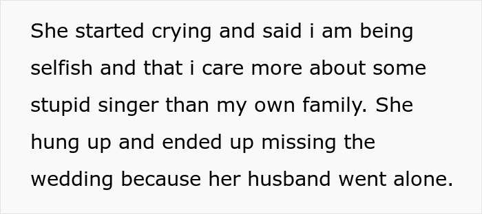 Woman Goes To Concert Instead Of Babysitting Sister’s Kids, Gets Accused Of Being Selfish