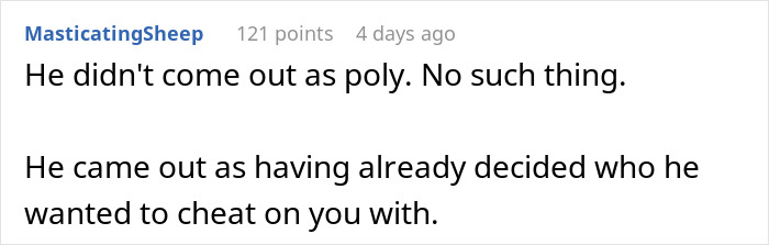 46YO “Comes Out” As Poly, Has A Date Lined Up Even Before Wife Can Digest What’s Happening 46YO “Comes Out” As Poly, Has A Date Lined Up Even Before Wife Can Digest What’s Happening