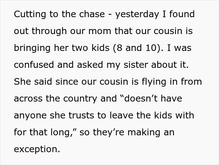 Bride Bans Sister’s Kids From “Adults-Only” Event But Breaks The Rules For Cousin&rsquo;s Kids, Sis Livid