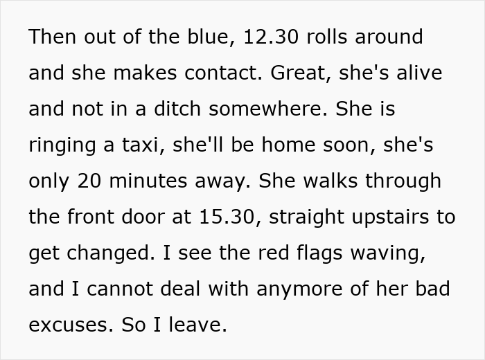 Lady Disappears For 18 Hours On A Girls&rsquo; Night Out, Fianc&eacute; Decides 10 Years Of Red Flags Is Enough