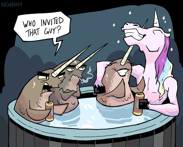 This Artist Combines Cartoon Network Vibes With Ridiculous Situations In Their 18 Comics