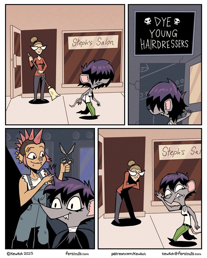 This Artist Combines Cartoon Network Vibes With Ridiculous Situations In Their 18 Comics