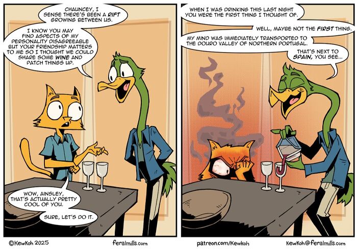 This Artist Combines Cartoon Network Vibes With Ridiculous Situations In Their 18 Comics