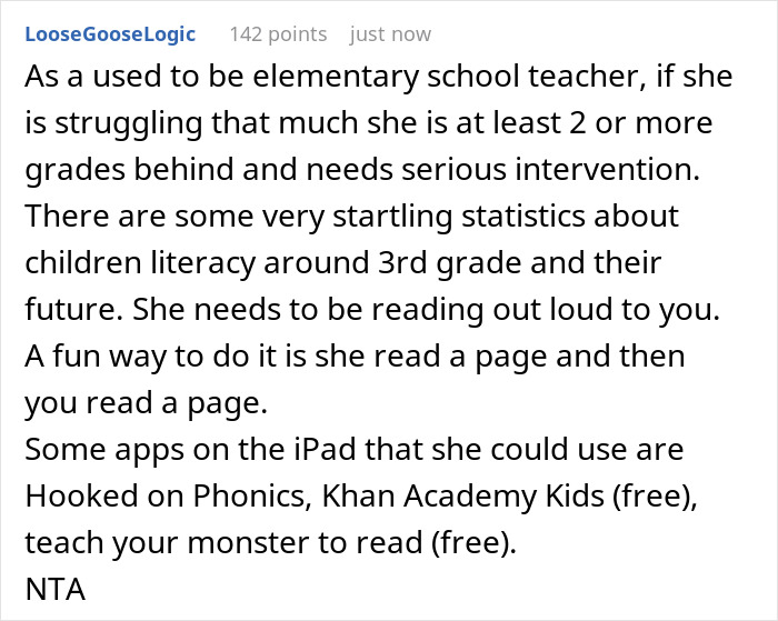 Grandma Pulls Free Childcare Perks After DIL Rages At Her For Teaching Grandkid To Read Grandma Pulls Free Childcare Perks After DIL Rages At Her For Teaching Grandkid To Read