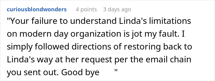Pushy Colleague Tests Office Coordinator’s Limits, Faces Karma When They Follow The Instructions