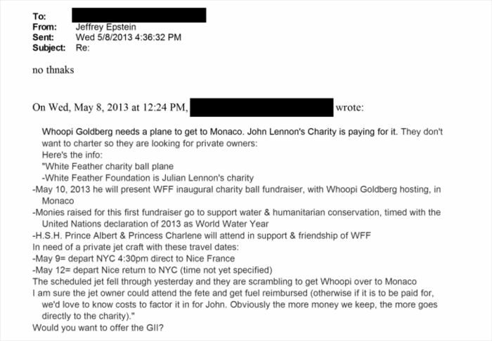 Whoopi Goldberg Explains Why Her Name Is In The Epstein Files, But Many Don’t Believe Her
