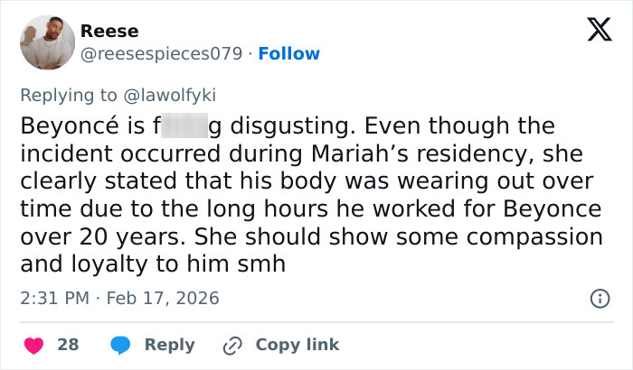 “Harsh Reality”: Beyonc&eacute;’s Treatment Of 20-Year Employee Sparks Heated Debate