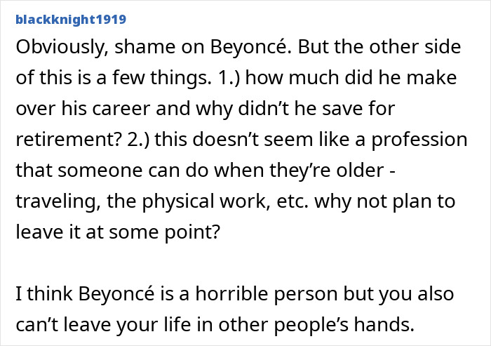 “Harsh Reality”: Beyonc&eacute;’s Treatment Of 20-Year Employee Sparks Heated Debate