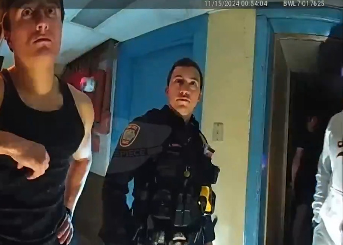Video Shows Cops Met With Eerie Response After Interrupting Fraternity Hazing Event