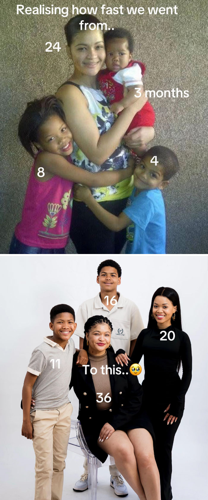 64 Parents Joined The Trend Of Sharing Photos With Their Kids That They Had Young