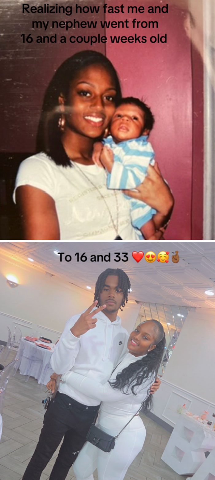 64 Parents Joined The Trend Of Sharing Photos With Their Kids That They Had Young