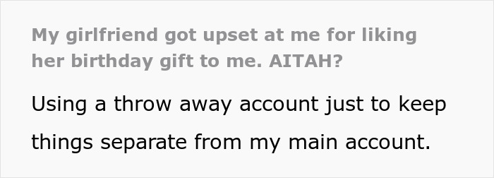 Woman Upset BF Likes Her Gift To Him As She Expected Him To Dump Her