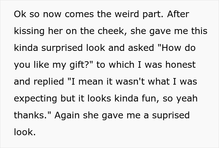 Woman Upset BF Likes Her Gift To Him As She Expected Him To Dump Her